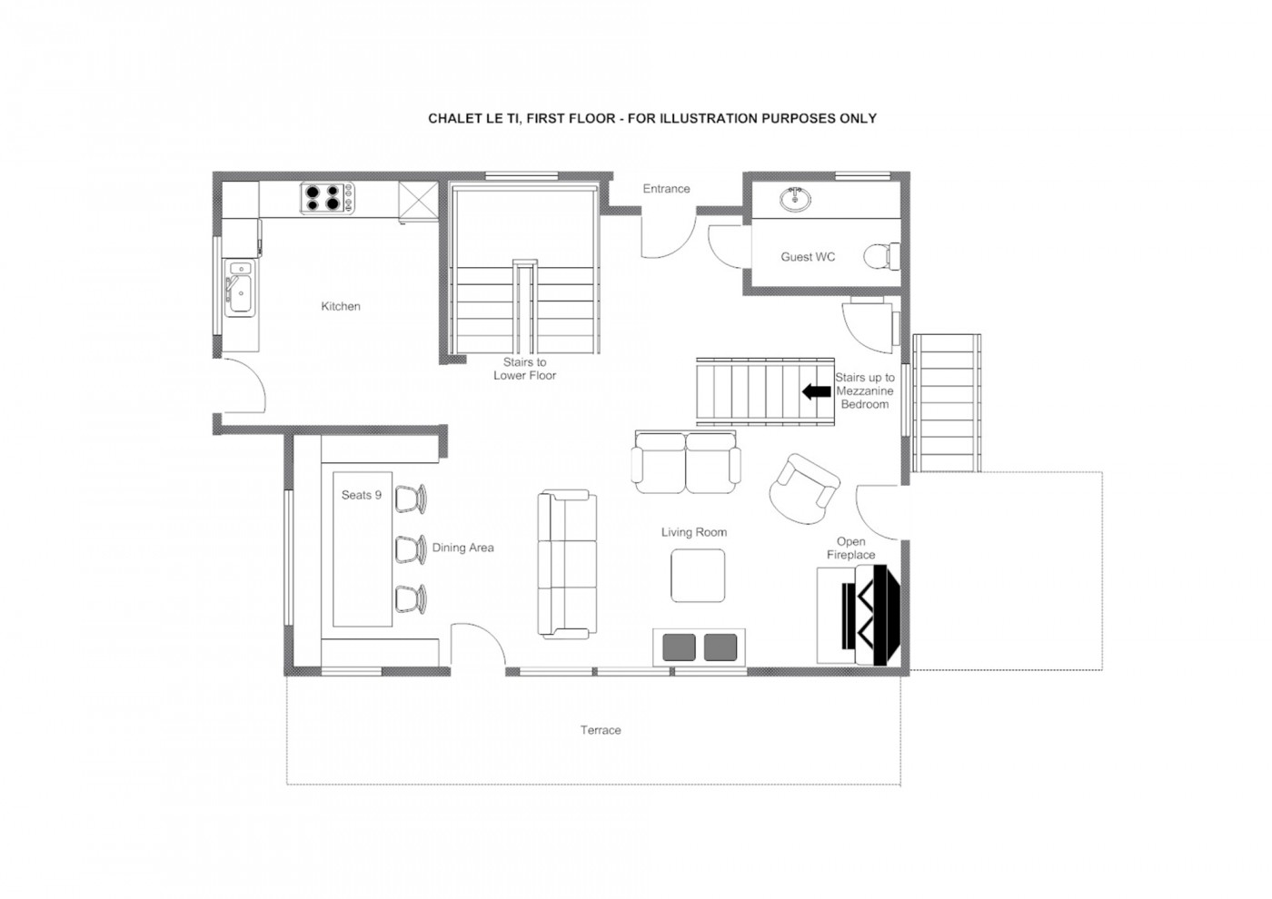 Chalet Le Ti Verbier Floor Plan 2